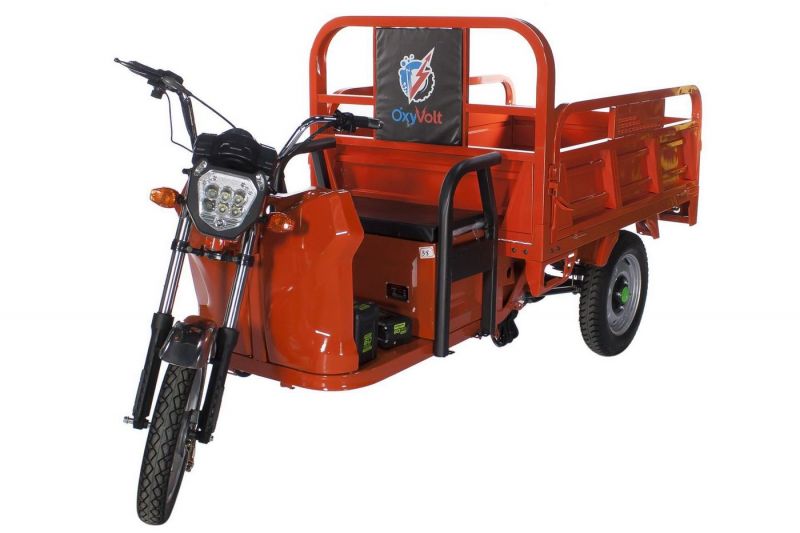 Трехколесный грузовой электроскутер OxyVolt Trike Heavy-Load 1000w 60v